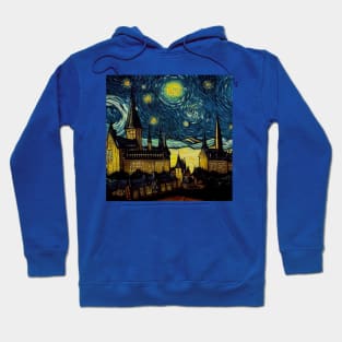 Starry Night Wizarding School Van Gogh Hoodie